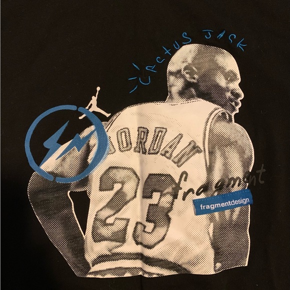 Travis Scott x Jordan x Fragment T-shirt - Picture 1 of 5
